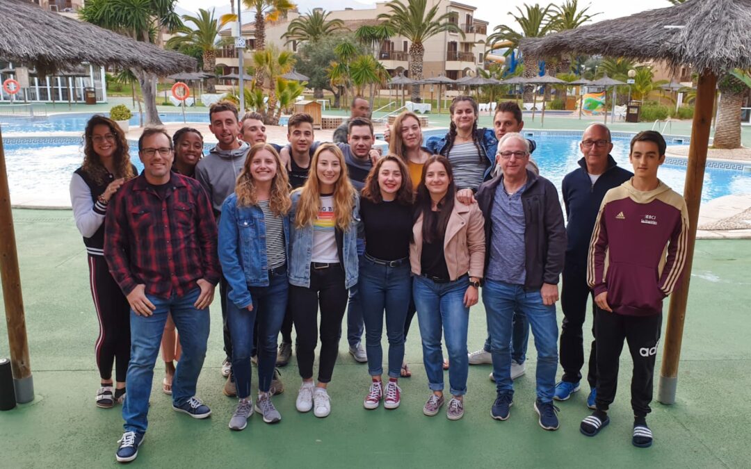 Le groupe de compétition en Espagne